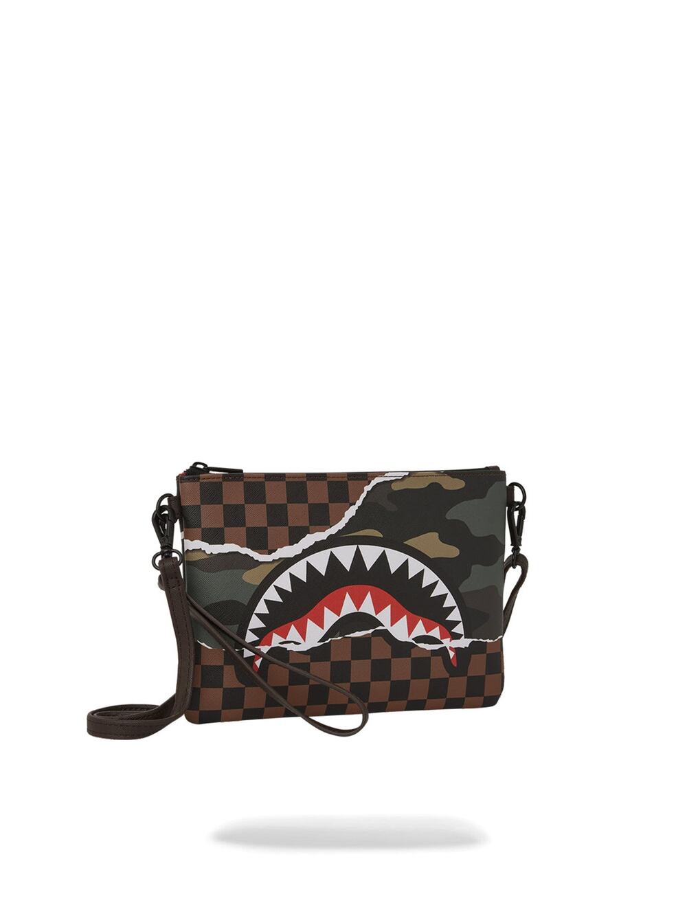 New Limited Edition Sprayground Tear It Up Camo Pochette Crossbody Bag